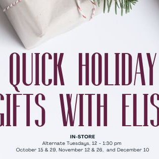 2024 Quick Gifts with Elise