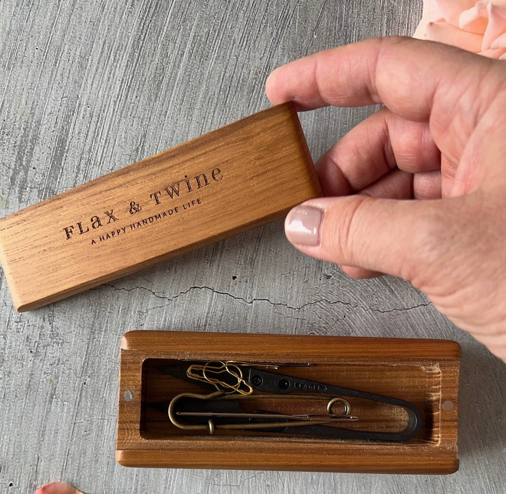 Teak Notions Box