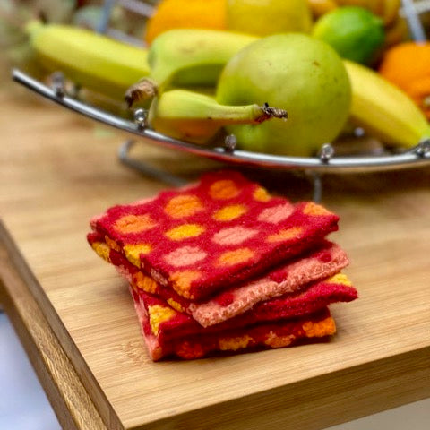 Fun with Mosaic: Fizzy Drinks Felted Coasters with Amy Snell