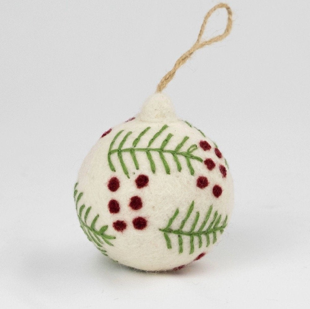 Felt/Embroider Ball Ornament