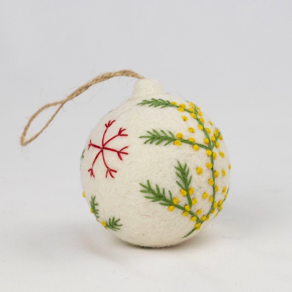 Felt/Embroider Ball Ornament